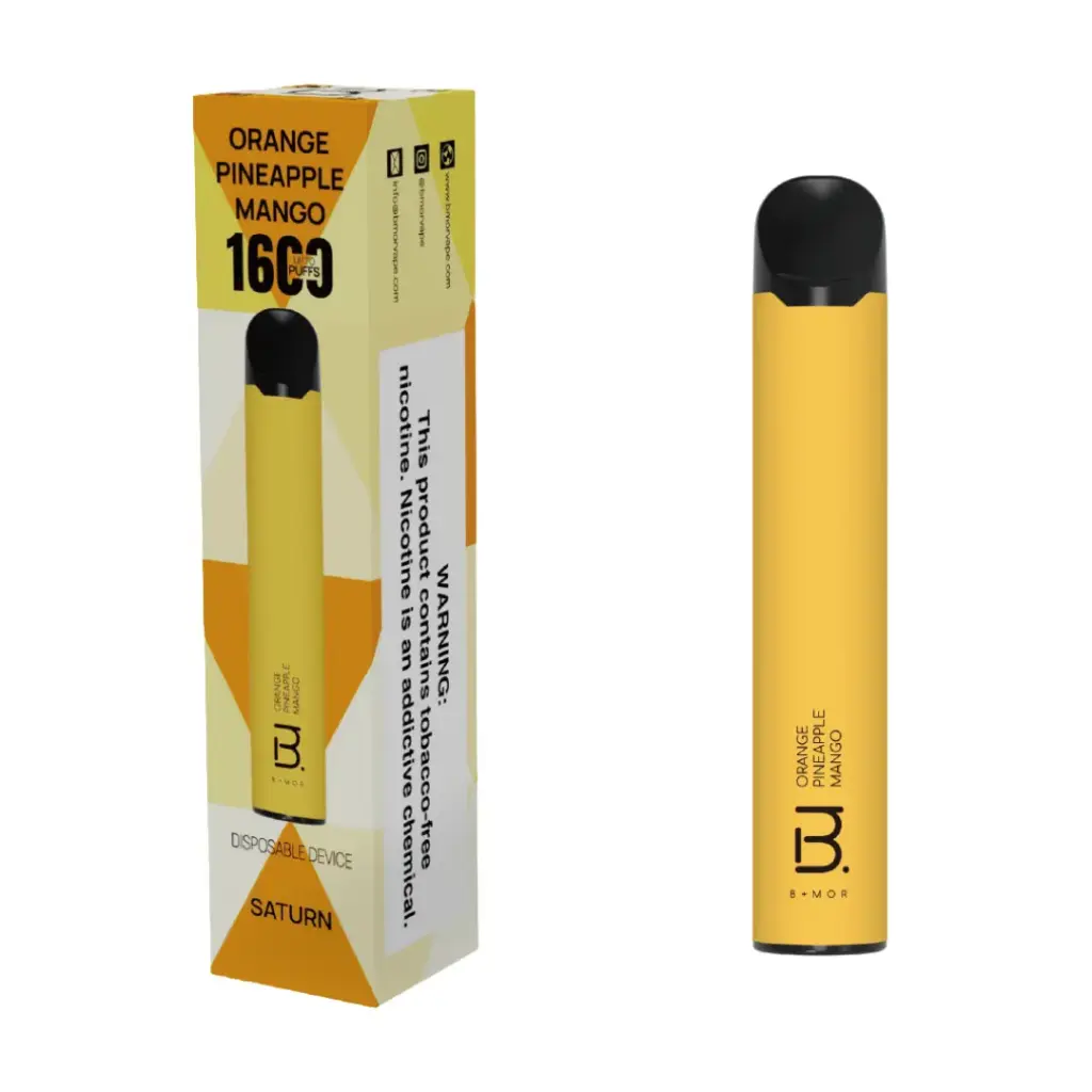 Orange Pineapple Mango - BMOR SATURN 1600 Puff Disposable 5%        