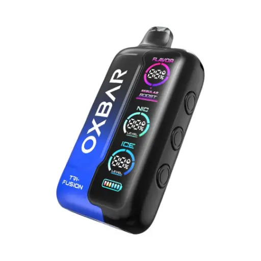 Peach Blue Raspberry - OXBAR TRIFUSION 50K Disposable 5%  